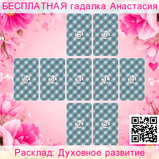 Расклад Таро Духовное развитие, человека, роста, наследственности, отсутствие, наличие, перспективы, личности, себе, есть