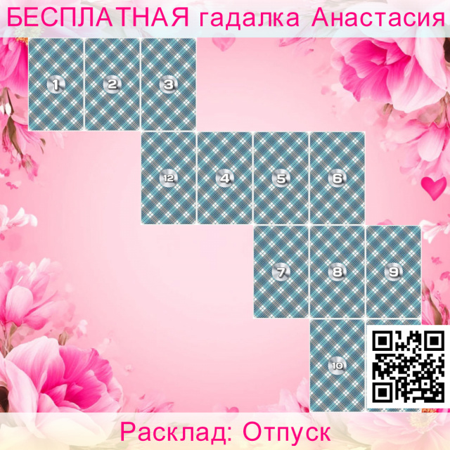Расклад Таро Отпуск, отдыха, знакомств, собирается, наличие, завязанных, продолжительность