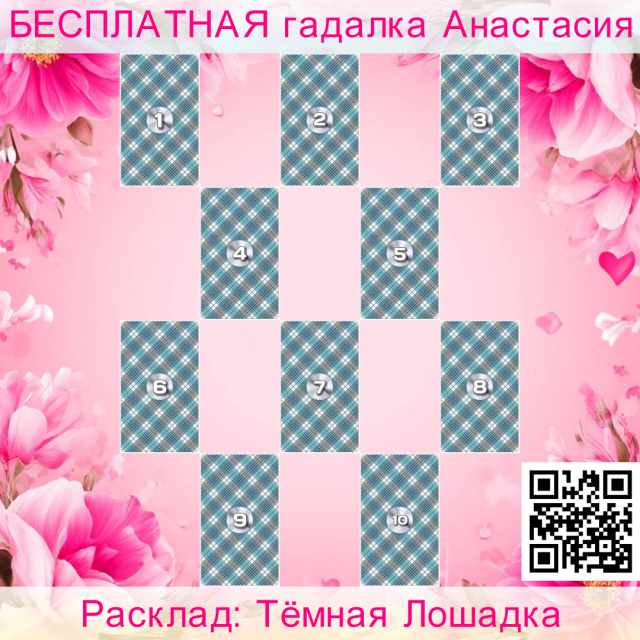 Расклад Таро Тёмная Лошадка, тёмной, лошадки, может, вопрошающий, этим, женой, быть, позитив, сторона